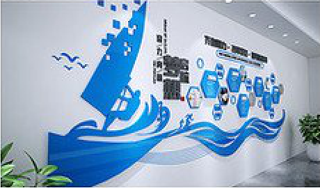 安义海浪主题文化墙如何设计？