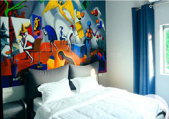 安义对于酒店的墙体彩绘而言更注重哪些方面？