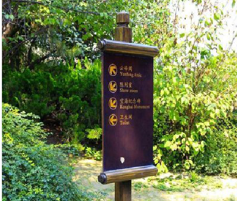 安义标识牌与环境之间有什么关系？